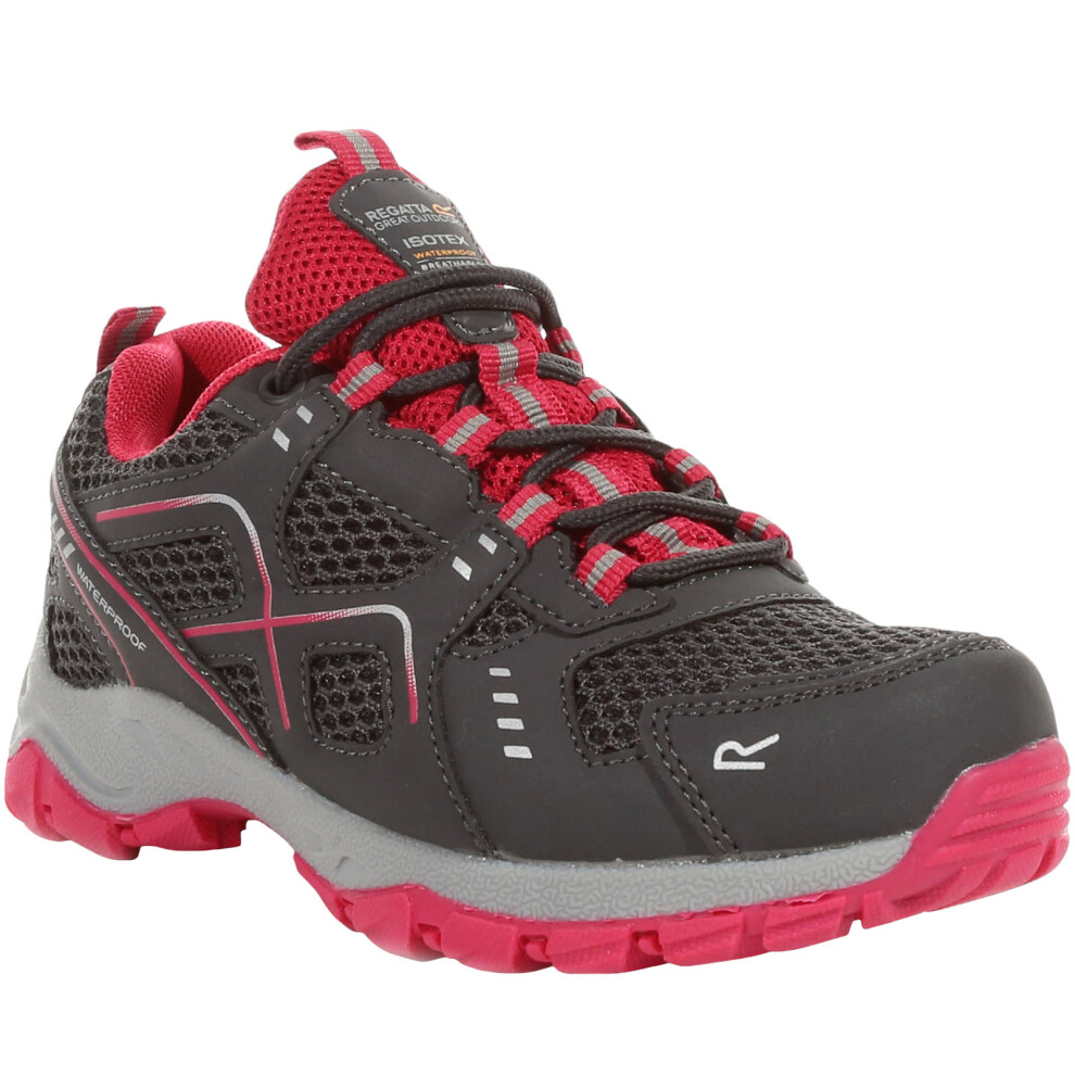 Regatta (5 Uk, Granite) Kids Vendeavour Low Rise Waterproof Outdoor Walking Hiking Shoes