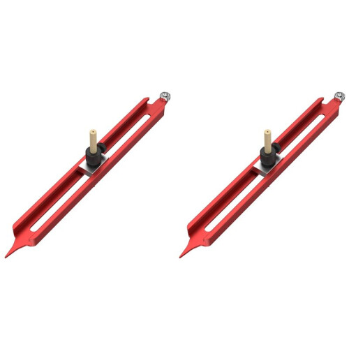 2X Contour Gauge Scribe Tool, Precise Profile Scribing Ruler with Adjustable Pencil Holder