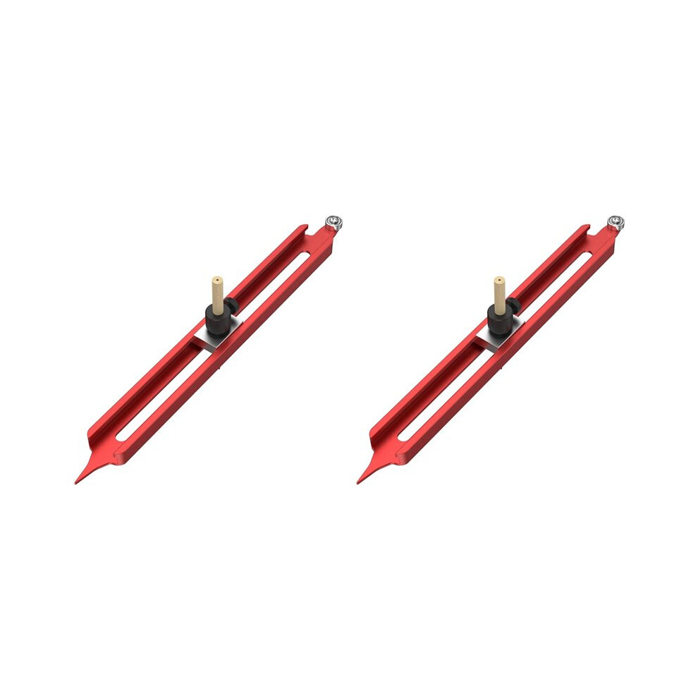 2X Contour Gauge Scribe Tool, Precise Profile Scribing Ruler With Adjustable Pencil Holder 6032128422079