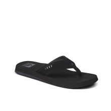(9 UK, Black) Reef Mens The Layback Summer Beach Pool Sandals Thongs Flip Flops