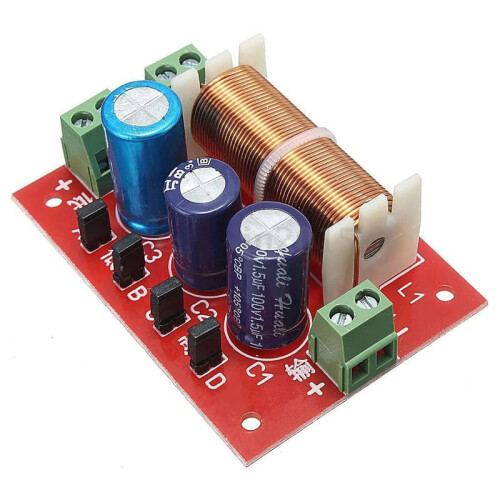 8X 400W Speaker Crossover 2 Way High-Low 4-16 Ohm Frequency Divider for Speaker 1