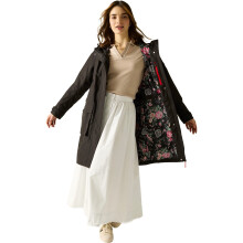 (20, Black Hackney Rose) Regatta Womens Cath Kidston Long Waterproof Jacket