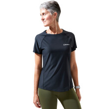 (14, Black) Berghaus Womens 24/7 Tech Short Sleeved Stretch Walking T-Shirt Top Tee
