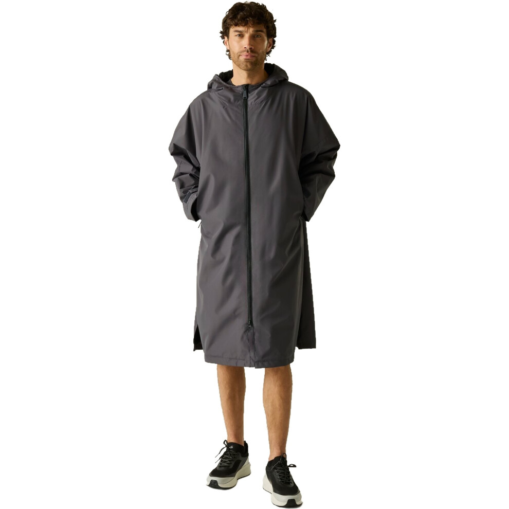 Regatta Professional Unisex Pro Changing Robe - Grey Extra Large - Image 2