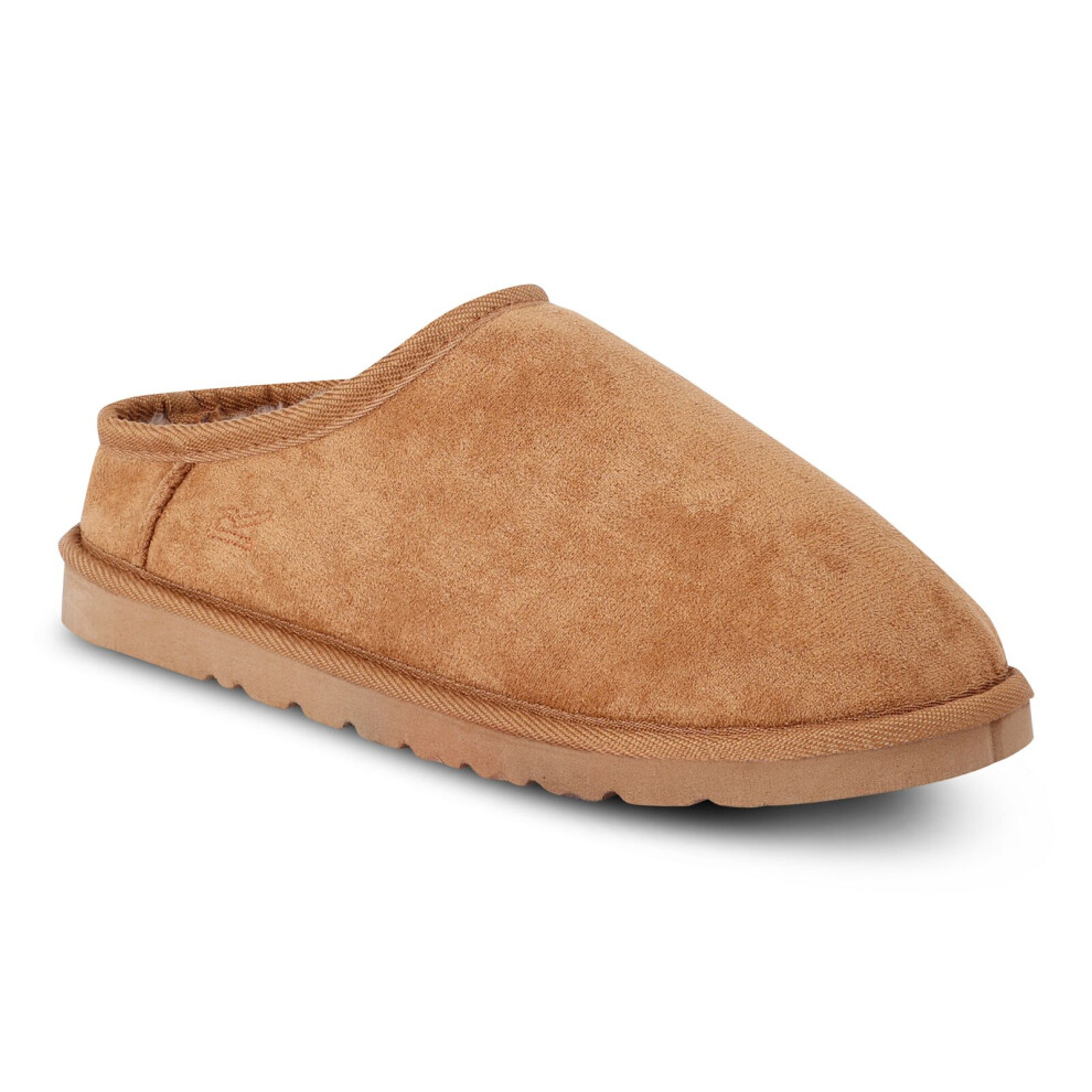 Regatta (6.5 Uk, Burnt Tan) Womens Solace Faux Fur Lined Slipper Mule