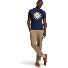(XL, Dark Navy) Ben Sherman Mens Geo Target Graphic Short Sleeve T-Shirt