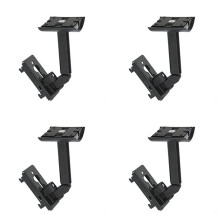 4X Detachable Bracket Speakers for UB-20 Speaker Wall Decor Bracket for CineMate Lifestyle ST535 ST525 Black