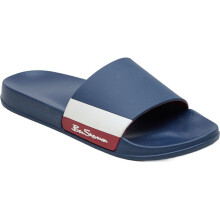 Ben Sherman Mens Towan Summer Slides - Navy/White/Red - 9