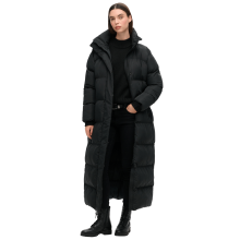 (14, Black) Superdry Womens Maxi Longline Padded Jacket