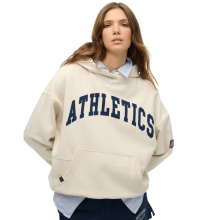 (12, Desert Bone) Superdry Womens Athletic Essentials Relaxed Hoodie