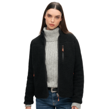 (8, Black/Black) Superdry Womens Outdoor Full Zip Fleece