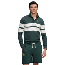(XL, Eagle Green) Superdry Mens Vintage Athletic Rugby Short Sleeve Polo Shirt