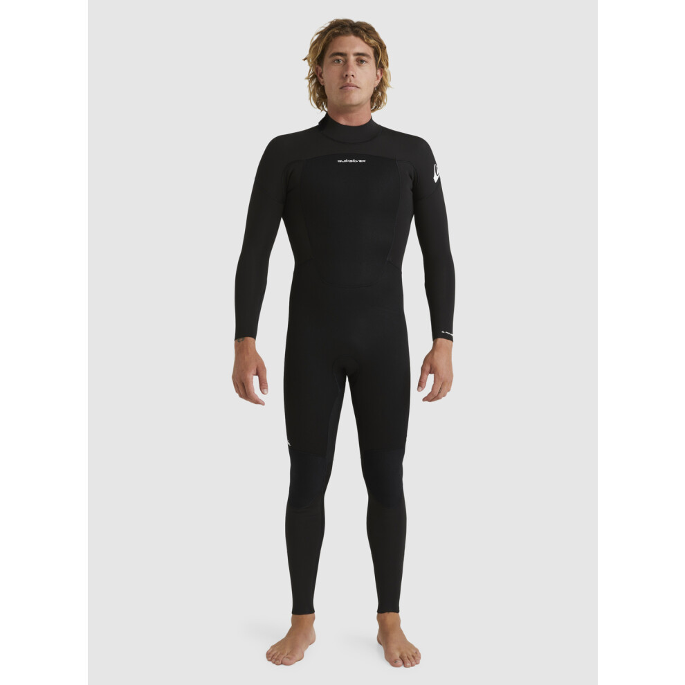 Quiksilver (Ms, Black/Bering) Mens 3/2Mm Prologue Back Zip Full Length Surfing Neoprene Wetsuit