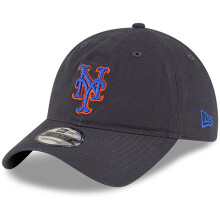 New Era Mens 9TWENTY New York Mets Baseball Cap - Dark Grey