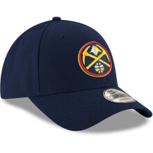 New Era Mens 9FORTY Denver Nuggets Baseball Cap - Pastel Blue