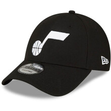 New Era Mens 9FORTY Utah Jazz Baseball Cap - Black