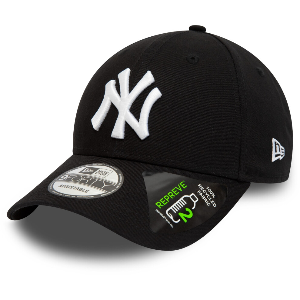 New Era Mens 9Forty New York Yankees Baseball Cap - Black