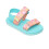 (6K, White/Orange/Pink) Roxy Kids TW Roxy Cage Sandals 1