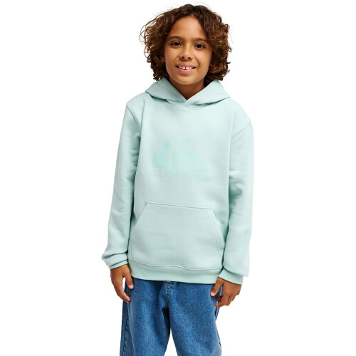 Quiksilver (M, Blue Haze) Quiksilver Kids Comp Logo Pullover Hoodie