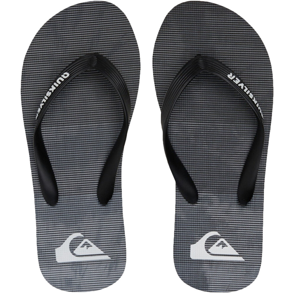 Quiksilver (Uk 12K, Black) Kids Molokai Massive Summer Beach Pool Sandals Thongs Flip Flops