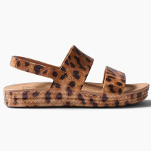 (UK 7, Leopard) Reef Womens Water Vista Summer Beach Pool Sandals Thongs Flip Flops