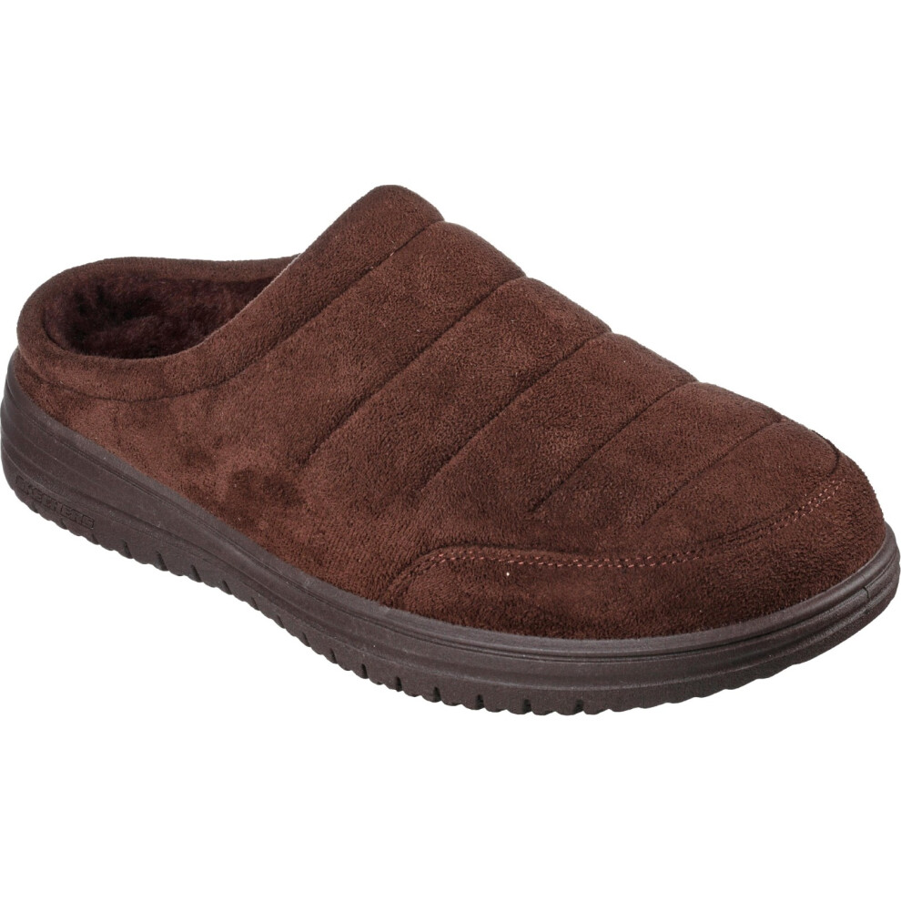 Skechers (9 Uk, Chocolate) Womens Open Back Slip On Mule