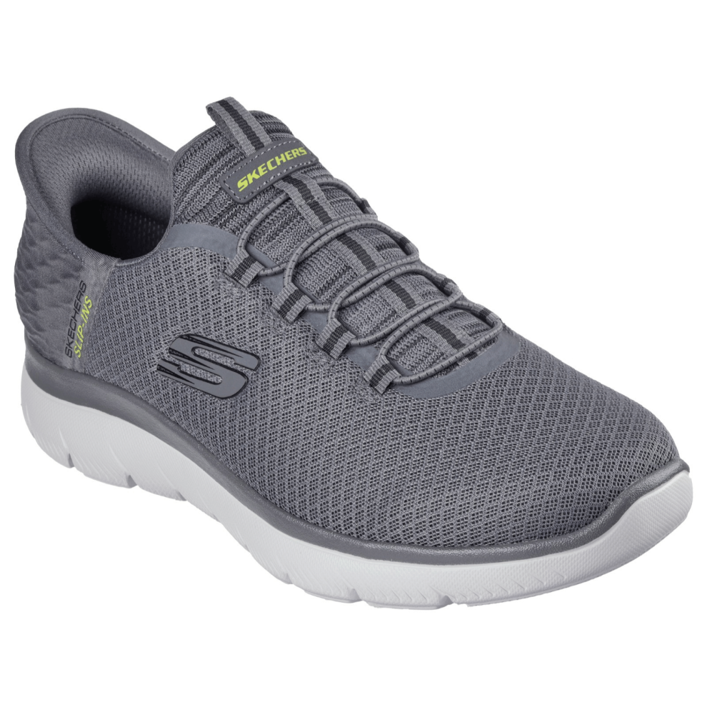 Skechers (11 Uk, Charcoal) Mens Summits High Range Trainers