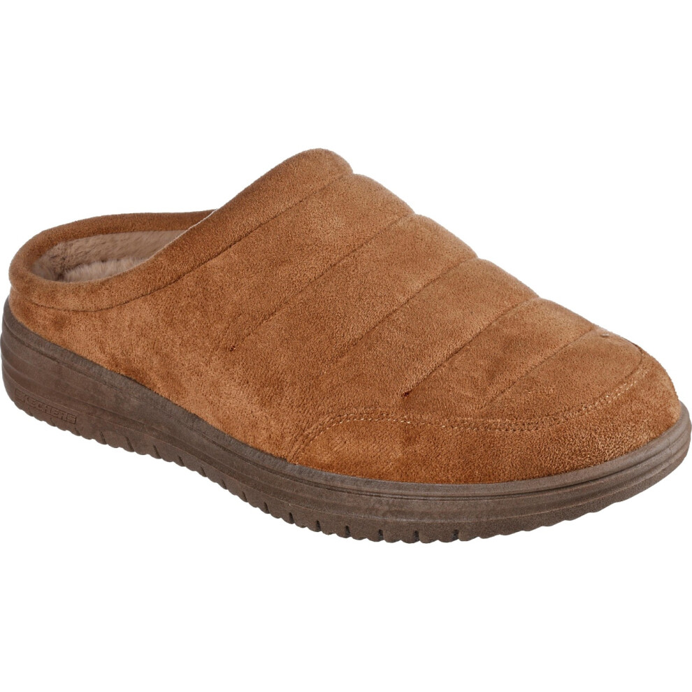 Skechers (8 Uk, Tan) Womens Open Back Slip On Mule