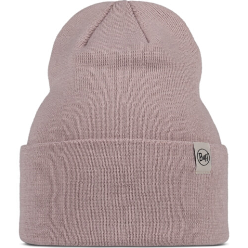 Buff Buff Unisex Lilon Two Layer Circular Knit Beanie - Rosewood - OS