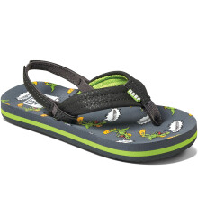 (2K-3K, Grey) Reef Boys Little AHI Strappy Sandals