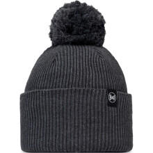 (One Size, Heather Grey) Buff Unisex Renvi Full Fleece Knitted Bobble Hat
