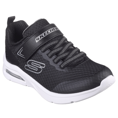 Skechers (10K, Black) Skechers Kids Microspec Max Vaptix Trainers