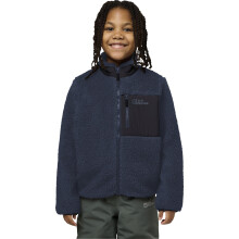 (7-8 Yrs, Midnight Sky) Jack Wolfskin Kids Ice Curl Full Zip Ultra Soft Chunky Fleece Jacket