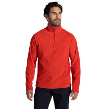 (4XL, Pimento Red) Craghopper Mens Corey VI Half Zip Outdoor Walking Hiking Pullover Fleece