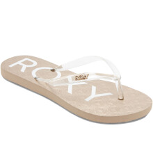 (11.5K UK, Champagne) Roxy Girls Viva Jelly Summer Beach Holiday Sandals Flip Flops
