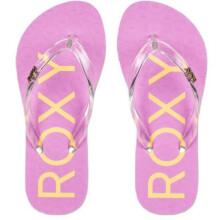 (12K UK, Lilac) Roxy Girls Viva Jelly Summer Beach Holiday Sandals Flip Flops