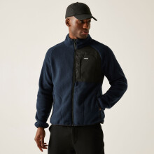 (3XL, Navy) Regatta Mens Frankie Soft Lightweight Borg Full Zip Fleece