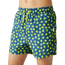 (3-4 Yrs, Blue Turtle) Regatta Kids Boys Skander III Elasticated Swim Swimming Shorts
