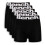 Bench Bench Mens Marco 5 Pack Elasticated Underwear Boxers Boxer Shorts 1