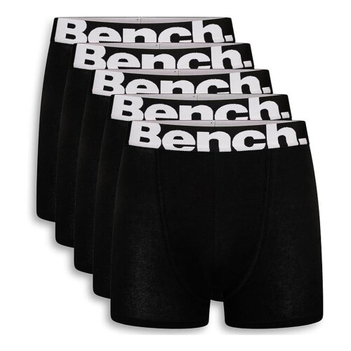 Bench Bench Mens Marco 5 Pack Elasticated Underwear Boxers Boxer Shorts