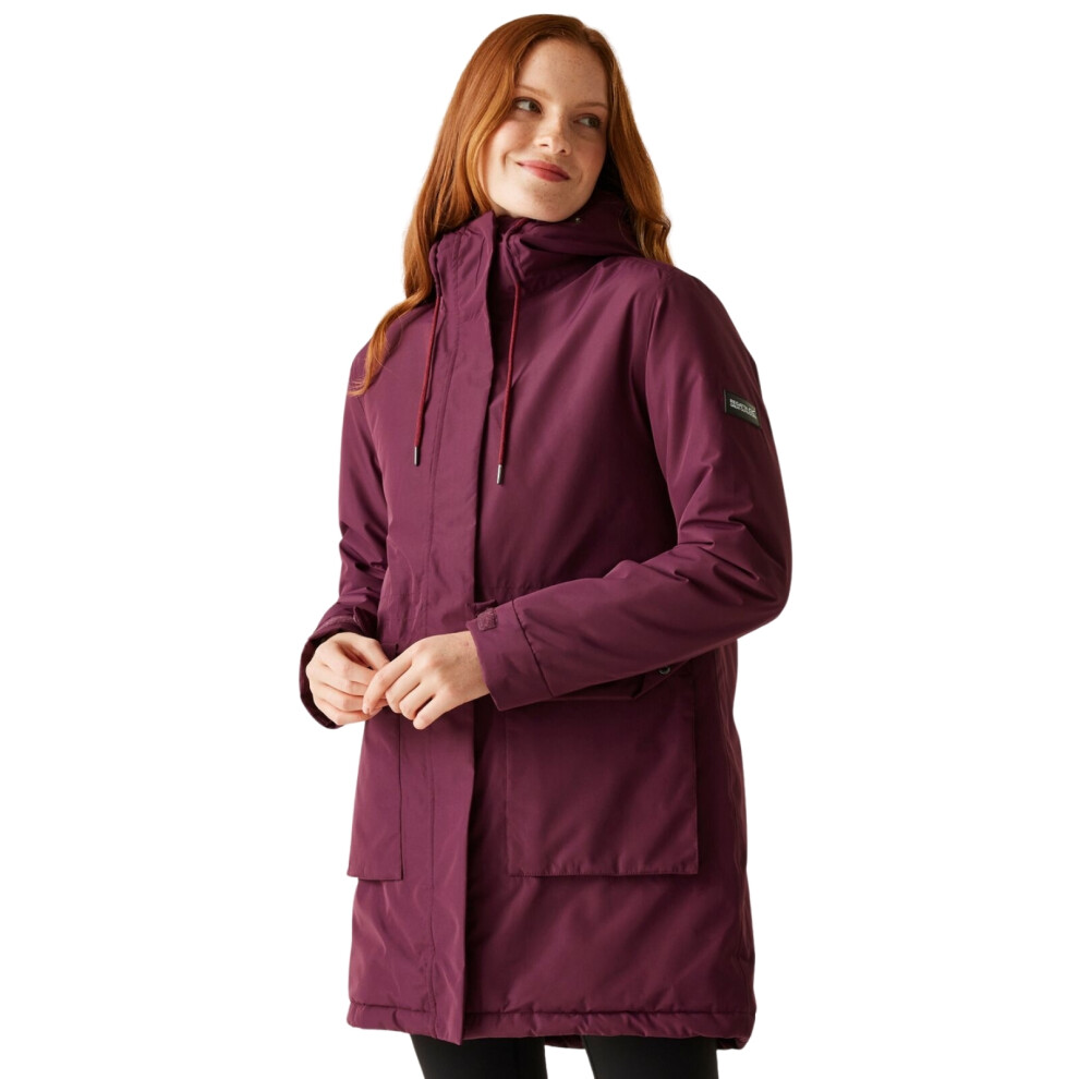 Regatta (10, Fig(Dark Cerise)) Womens Sabinka Insulated Waterproof Jacket