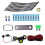 2X ATV UTV Blinker-Kit Universal-Blinker mit Lenkstockschalter 60D Hupe LED-Blinker-Kit 5