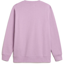 (S, Lavander Mist) Vans Womens Drop V Logo BFF Crew Jumper Pullover Sweatshirt