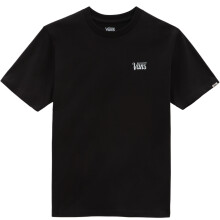 Vans Kids Boys Mini Script Crew Neck Short Sleeve T-Shirt Top Tee - Black