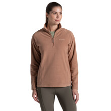 (10, Umber) Craghoppers Womens Miska VI Half Zip Warm Winter Pullover Fleece