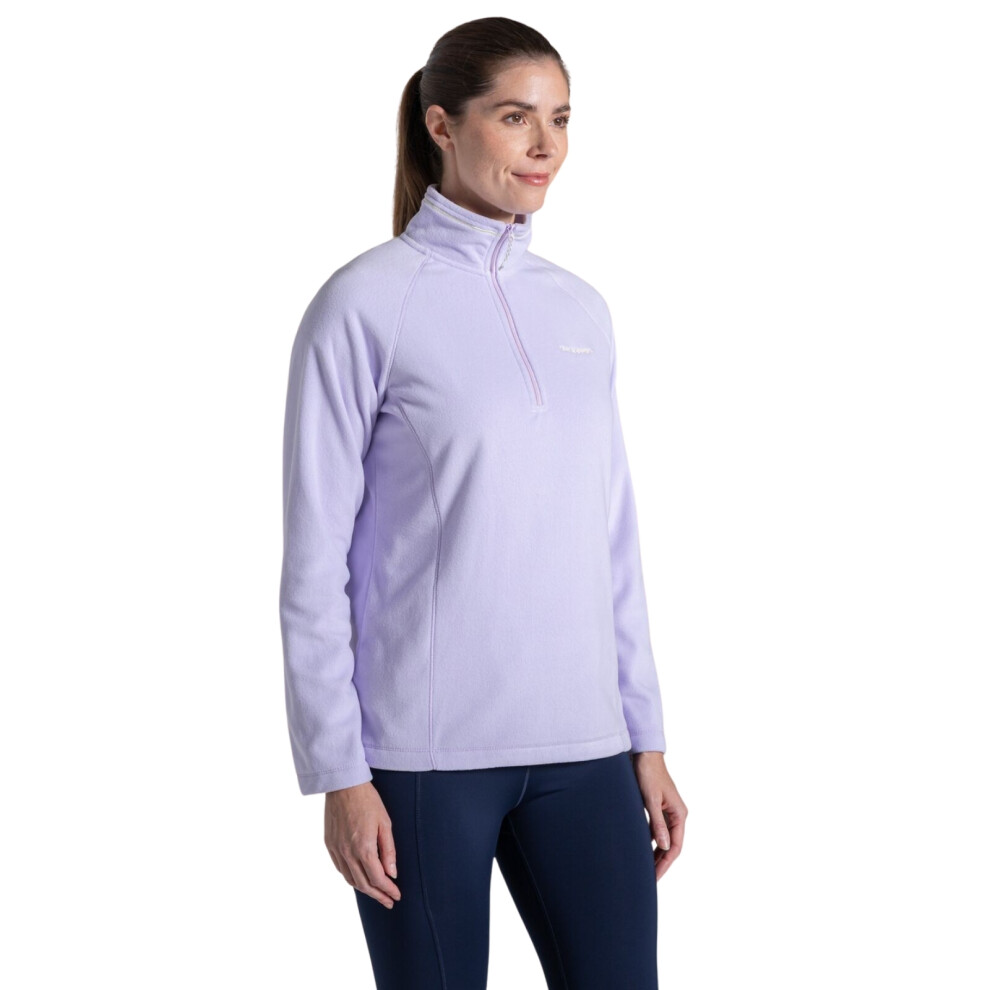 Craghoppers (18, Parma Violet) Womens Miska Vi Half Zip Warm Winter Pullover Fleece