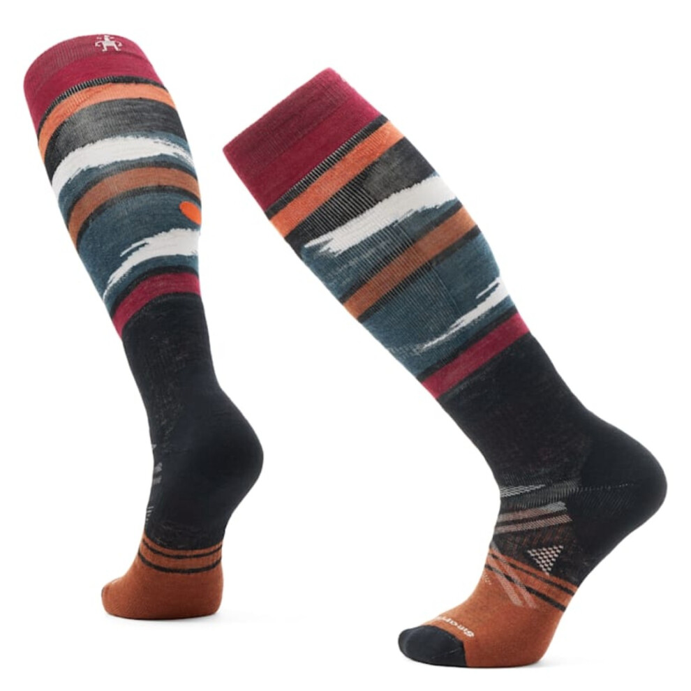 Smartwool (Xl, Black) Mens Cushion Midnight Over The Calf Ski Socks