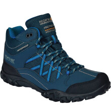(12K, Deep Space) Regatta Kids Edgepoint Water Resistant Outdoor Walking Hiking Ankle Boots
