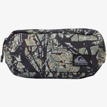 (OS, Abstract Sea Spray) Quiksilver Mens Pubjug 2.0 Waist Bum Bag Zip Pocket Adjustable Strap Bike