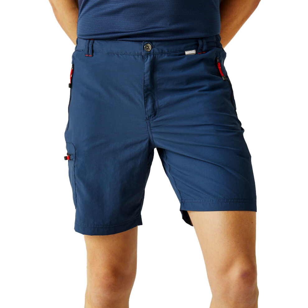 Regatta (44, Denim) Mens Leesville Ii Multi Pocket Cargo Walking Shorts